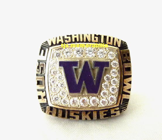 1993 WASHINGTON HUSKIES ROSE BOWL CHAMPIONSHIP RING