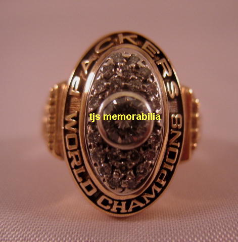 1996 GREENBAY PACKERS SUPER BOWL XXXI CHAMPIONSHIP RING - LADIES