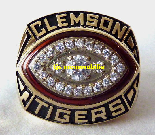 1996 CLEMSON TIGERS PEACH BOWL CHAMPIONSHIP RING