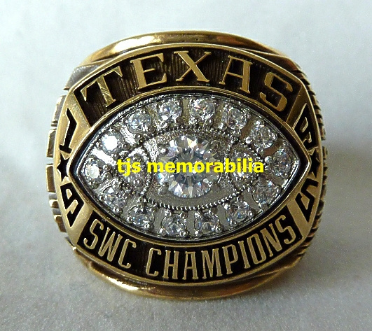 1995 TEXAS LONGHORNS SWC CHAMPIONSHIP RING