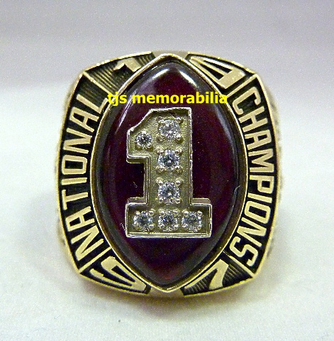 1997 NEBRASKA CORNHUSKERS NATIONAL CHAMPIONSHIP RING