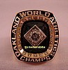 1989 OAKLAND ATHLETICS WORLD SERIES CHAMPIONSHIP RING