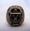 1991 TEXAS LONGHORNS SWC CHAMPIONSHIP RING