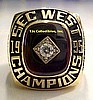 1995 ARKANSAS RAZORBACKS SEC WEST CHAMPIONSHIP RING