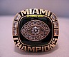 2000 U OF MIAMI HURRICANES SUGAR BOWL CHAMPIONSHIP RING 