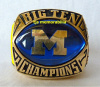 1997 MICHIGAN WOLVERINES BIG TEN CHAMPIONSHIP RING